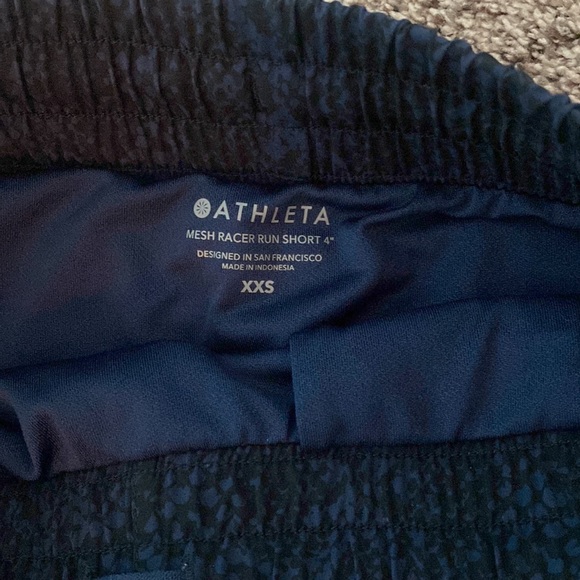 Athleta Mesh Racer Run Shorts - Picture 3 of 3